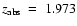 $z_{\rm abs}~=~1.973$