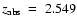 $z_{\rm abs}~=~2.549$