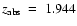 $z_{\rm abs}~=~1.944$