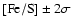 $\rm [Fe/S]\pm 2\sigma $
