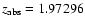 $z_{\rm abs}=1.97296$