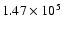 $1.47\times10^{5}$