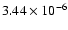 $3.44 \times 10^{-6}$