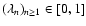 $(\lambda_{n})_{n\ge
1} \in [0,1] $