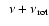$\phantom{2}\nu+ \nu_{\rm rot}$