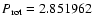 $P_{\rm rot}=2.851962$