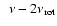 $\phantom{2}\nu-2\nu_{\rm rot}$