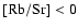 $\rm [Rb/Sr] <0$