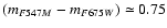 $(m_{{F547M}}-m_{{F675W}})\simeq 0.75$
