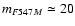 $m_{{F547M}}\simeq20$