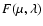 $F(\mu,\lambda)$