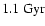 $1.1~{\rm Gyr}$