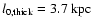 $l_{\rm0,thick}=3.7~{\rm kpc}$