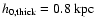 $h_{\rm0,thick}=0.8~{\rm kpc}$