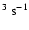 $^3~\rm s^{-1}$