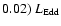 $0.02)~L_{\rm Edd}$
