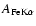 $A_{\rm Fe K \alpha}$