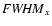 ${{\it FWHM}_x}$
