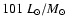 $101~L_\odot/M_\odot$
