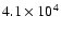 $4.1\times10^4$