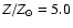 $Z/Z_\odot = 5.0$