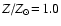 $Z/Z_\odot \! = \! 1.0$