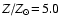 $Z/Z_\odot \! = \! 5.0$