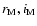 $r_{\rm M},i_{\rm M}$