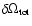 $\delta \Omega_{\rm tot}$