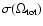 $\sigma(\Omega_{\rm tot})$