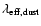 $\lambda _{\rm eff,dust}$