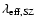 $\lambda _{\rm eff,SZ}$
