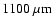 $1100~{\rm\mu m}$