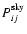 $P^{\rm sky}_{ij}$