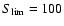 $S_{\rm lim}=100$