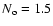 $N_{\rm o}=1.5$
