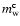 $m_{\rm w}^{\rm c}$