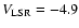$V_{\rm LSR} = -4.9$