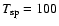 $T_{\rm sp}=100$