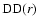 ${\rm DD}(r)$