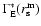 $\Gamma^*_{\rm E}(r_{\rm s}^{\rm m})$