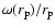 $\omega (r_{\rm p})/r_{\rm p}$