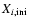 $X_{i,{\rm ini}}$