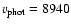 $v_{\rm phot}=8940$