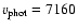 $v_{\rm phot} = 7160$