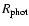 $R_{\rm phot}$