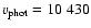 $v_{\rm phot}=10~430$