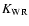 $K_{\rm WR}$