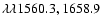 $\lambda\lambda1560.3,1658.9$
