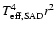 $T_{\rm eff,SAD}^4 r^2$